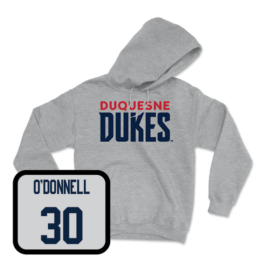 Duquesne Football Sport Grey Lock Hoodie - Kevin O'Donnell