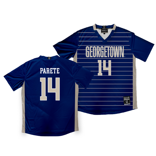Georgetown Men's Soccer Navy Jersey - Cole Parete