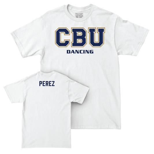 CBU Women's Dancing White Comfort Colors Classic Tee   - Samantha Perez