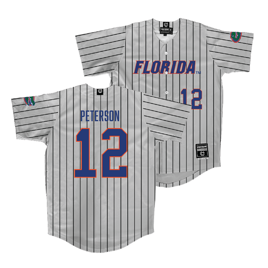 Florida Baseball Sport Grey Jersey - Liam Peterson