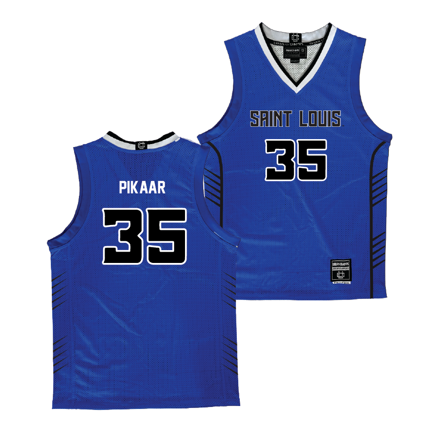 Saint Louis Men's Basketball Royal Jersey - Max Pikaar | # 35