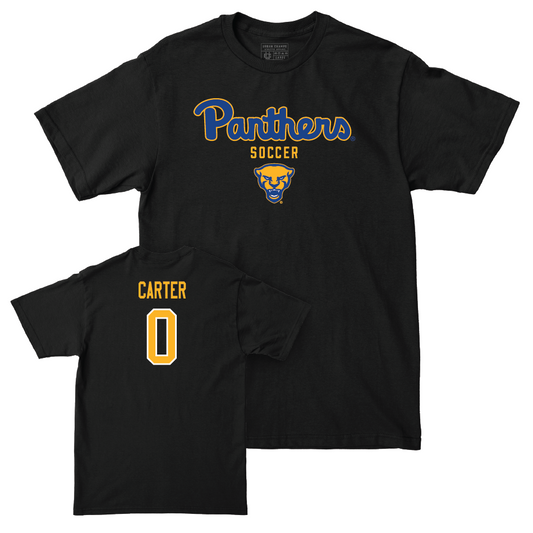 Pitt Men's Soccer Black Panthers Tee - Cabral Carter Small