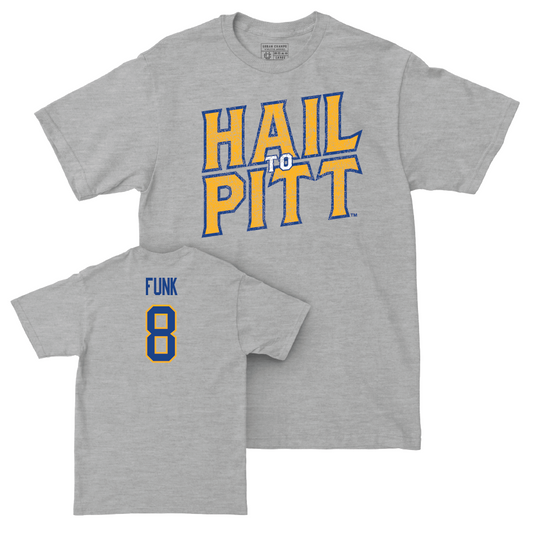 Pitt Baseball Sport Grey H2P Tee - CJ Funk Small