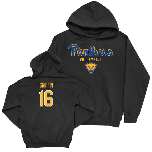 Pitt Women's Volleyball Black Panthers Hoodie - Dillyn Griffin Small