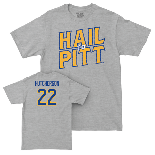 Pitt Women's Basketball Sport Grey H2P Tee - Gabby Hutcherson Small
