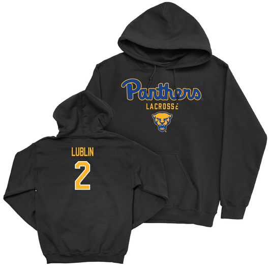 Pitt Women's Lacrosse Black Panthers Hoodie - Madigan Lublin Small