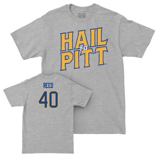 Pitt Baseball Sport Grey H2P Tee - Ryan Reed Small