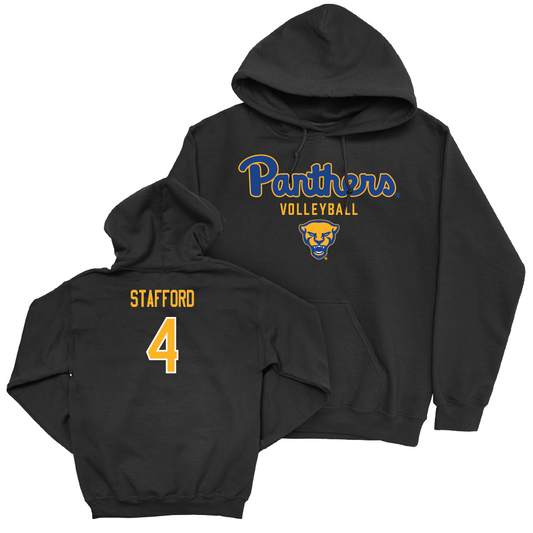 Pitt Women's Volleyball Black Panthers Hoodie - Torrey Stafford Small