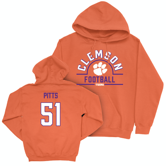 Clemson Football Orange Arch Hoodie  - Peyton Pitts