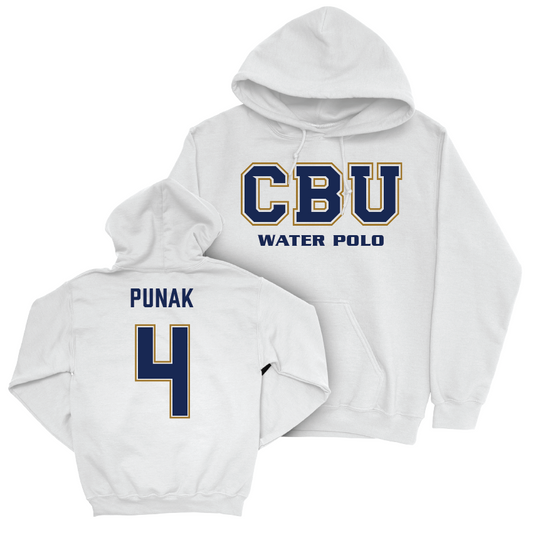CBU Women's Water Polo White Classic Hoodie   - Savannah Punak