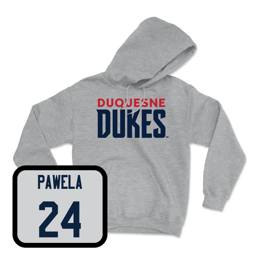 Duquesne Women's Lacrosse Sport Grey Lock Hoodie  - Hanna Pawela