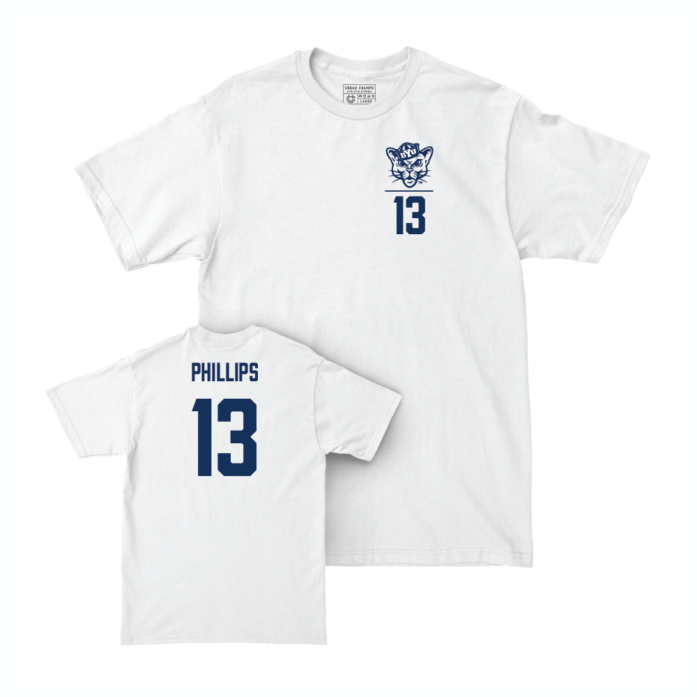 BYU Football White Logo Comfort Colors Tee  - JoJo Phillips