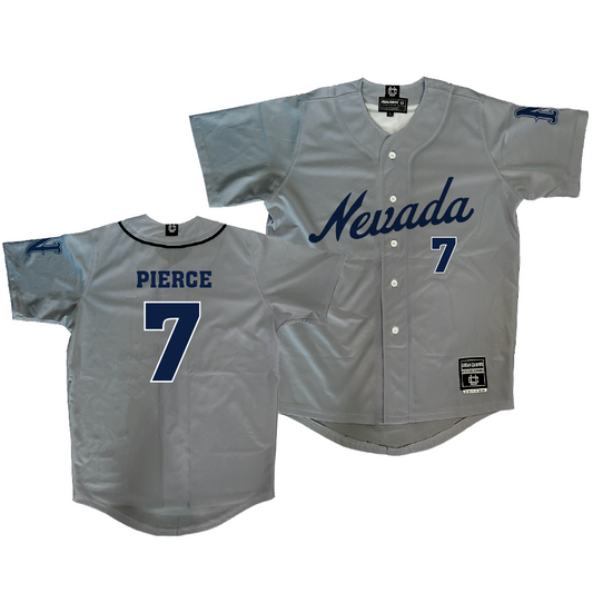Nevada Baseball Grey Jersey - Jesse Pierce | #7