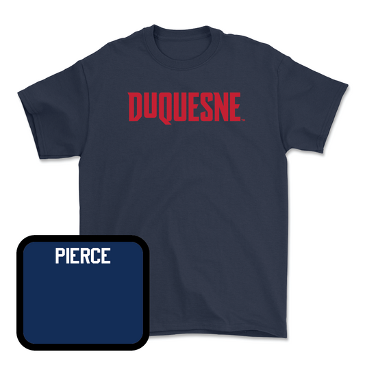 Duquesne Track & Field Navy Duquesne Tee  - Mia Pierce