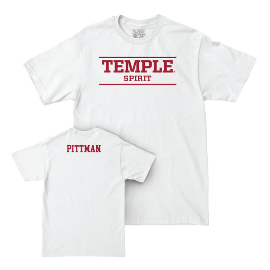 Temple Spirit White Classic Comfort Colors Tee  - Nasir Pittman