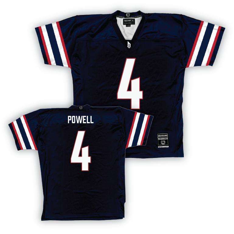 Duquesne Football Navy Jersey - DJ Powell