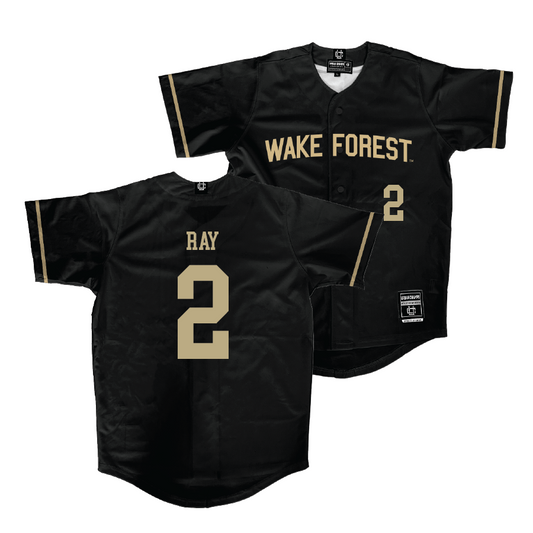 Wake Forest Baseball Black Jersey - William Ray | #2
