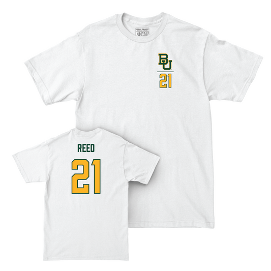 Baylor Football White Logo Comfort Colors Tee  - Chateau Reed