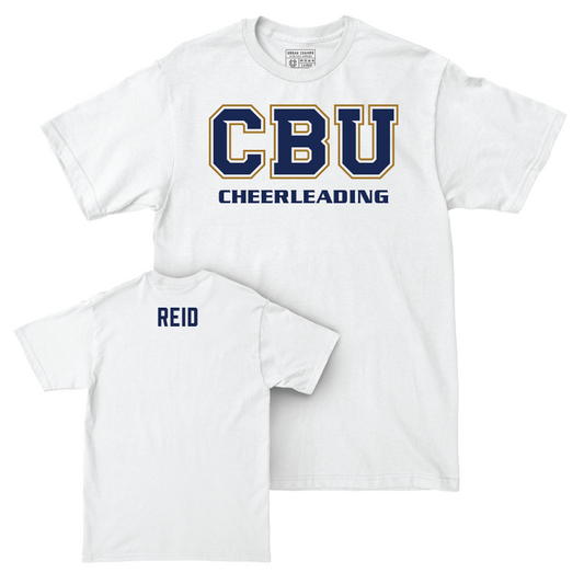 CBU Women's Cheerleading White Comfort Colors Classic Tee     - Lauren Reid