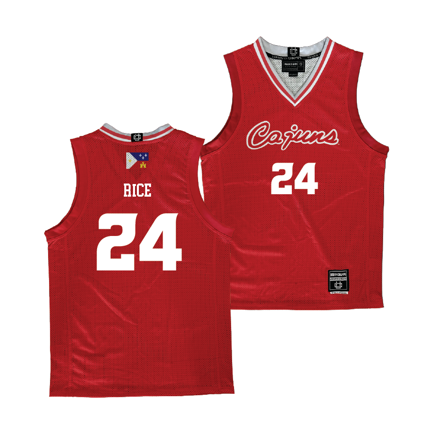 Louisiana Women's Basketball Red Jersey - Destiny Rice | #24