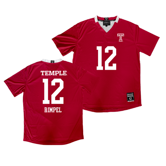 Temple Cherry Men's Soccer Jersey - Xavier Rimpel | #12