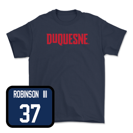 Duquesne Football Navy Duquesne Tee - Michael Robinson III