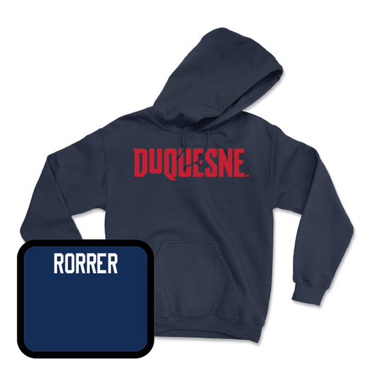 Duquesne Track & Field Navy Duquesne Hoodie - Anna Rorrer