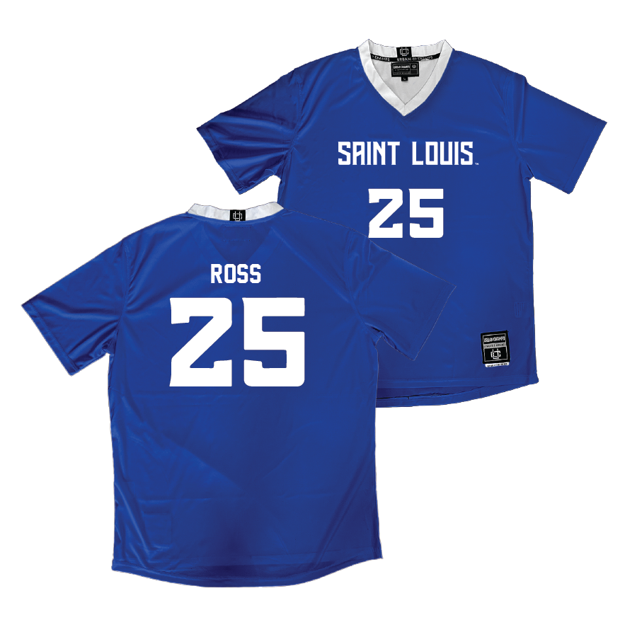 Saint Louis Men's Soccer Royal Jersey - Cole Ross