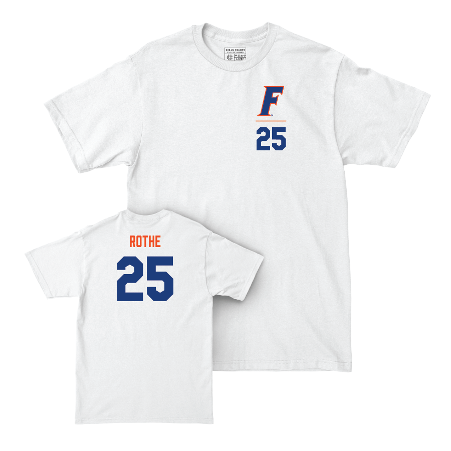 Florida Women's Volleyball White Logo Comfort Colors Tee - Alec Rothe