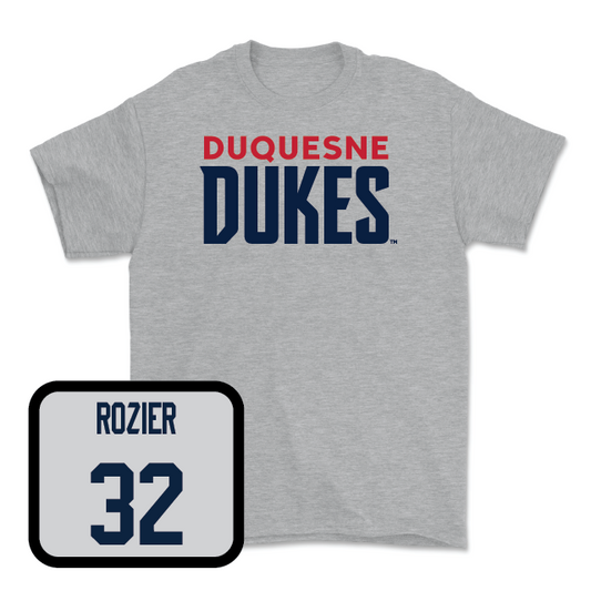 Duquesne Men's Basketball Sport Grey Lock Tee - Kareem Rozier