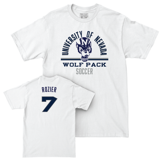 Nevada Women's Soccer White Classic Comfort Colors Tee  - Bailey Rozier