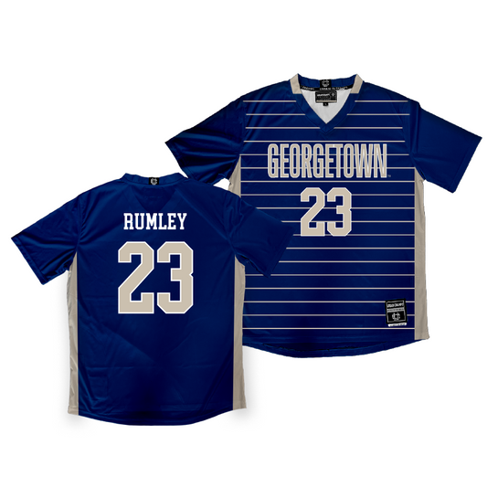 Georgetown Men's Soccer Navy Jersey  - Matiwos Rumley