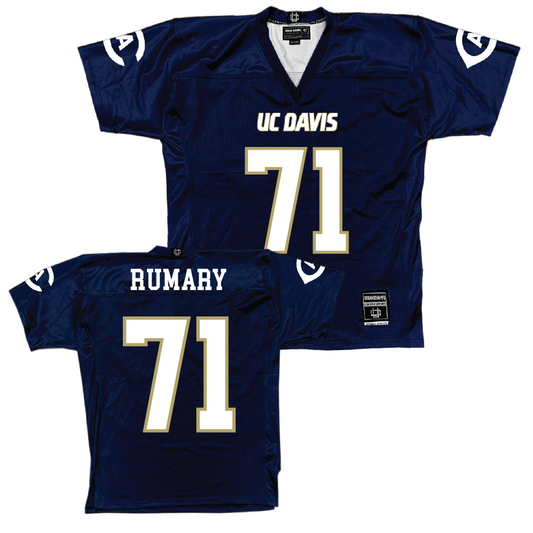 UC Davis Football Navy Jersey  - Andrew Rumary