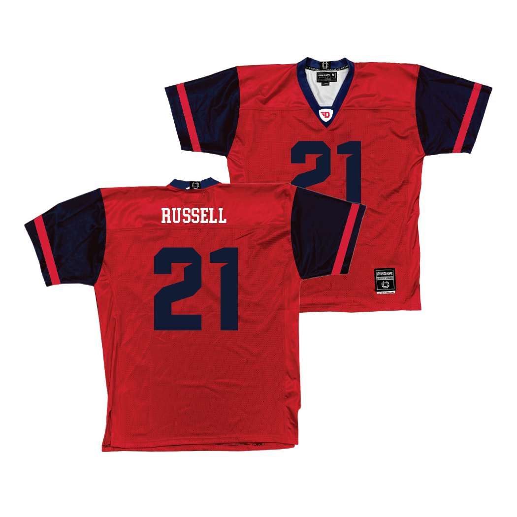 Dayton Football Red Jersey - Grant Russell