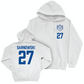 Saint Louis Women's Soccer White Logo Hoodie  - Sarah Sarnowski