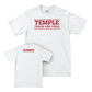 Temple Women's Track & Field White Classic Comfort Colors Tee  - Reagan Schwartz