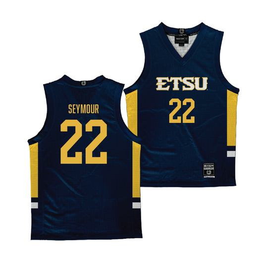 ETSU Blue Men's Basketball Jersey - Jaden Seymour | #22