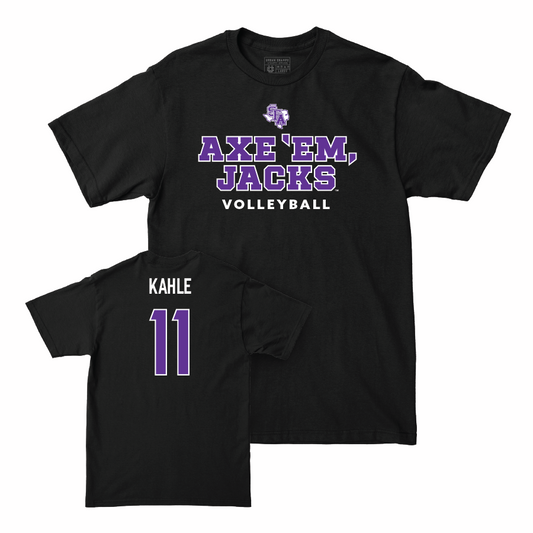 SFA Women's Volleyball Black Axe 'Em Tee - Caroline Kahle Youth Small