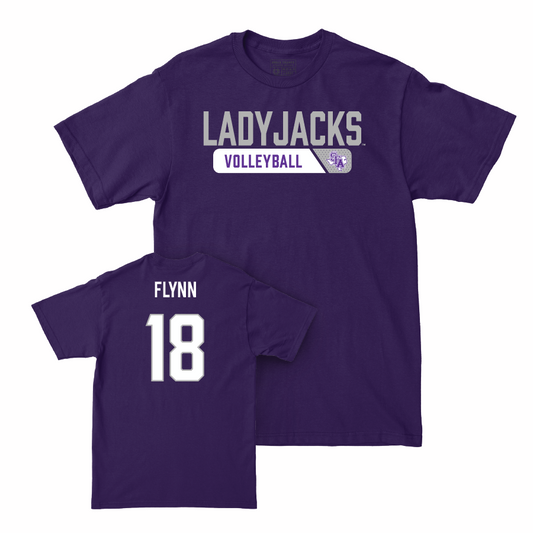 SFA Women's Volleyball Purple Staple Tee - Jayden Flynn Youth Small