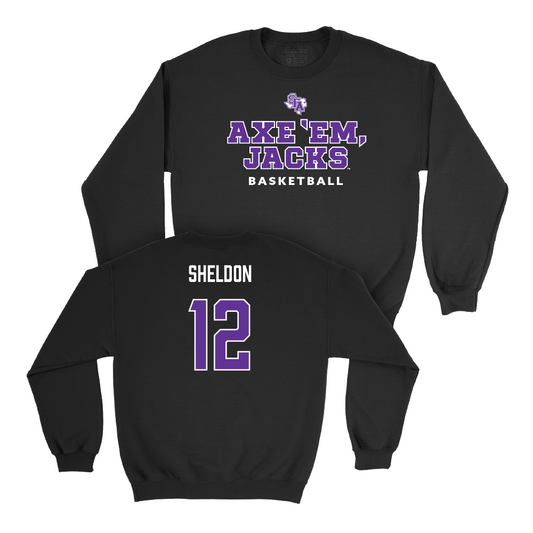 SFA Men's Basketball Black Axe 'Em Crew - Jaxson Sheldon Youth Small