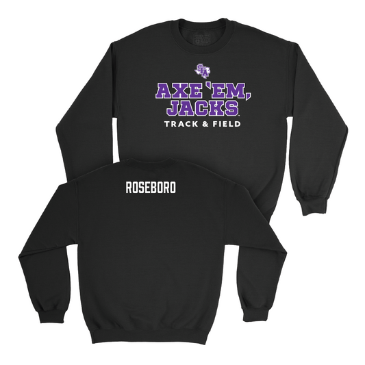 SFA Men's Track & Field Black Axe 'Em Crew - Mason Roseboro Youth Small