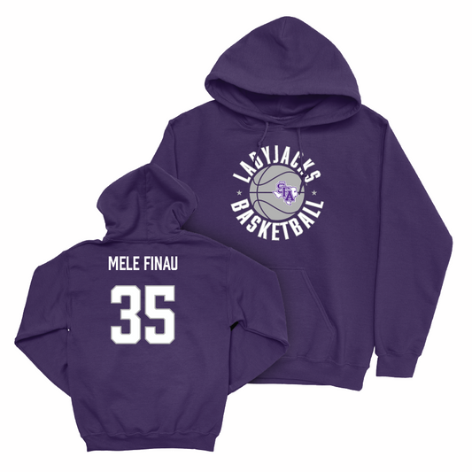 SFA Women's Basketball Purple Hardwood Hoodie - Pi Mele Finau Youth Small