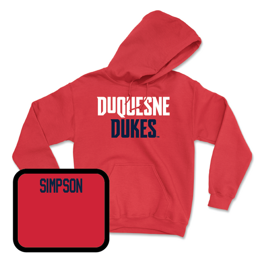 Duquesne Swim & Dive Red Dukes Hoodie - Katie Simpson