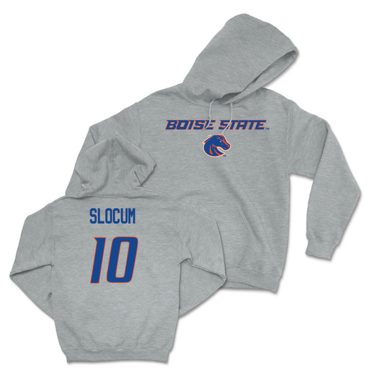 Boise State Women's Soccer Sport Grey Classic Hoodie - Kaitlyn Slocum