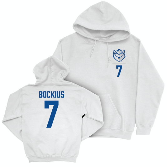 St. Louis Women's Soccer White Logo Hoodie - Alyssa Bockius Small