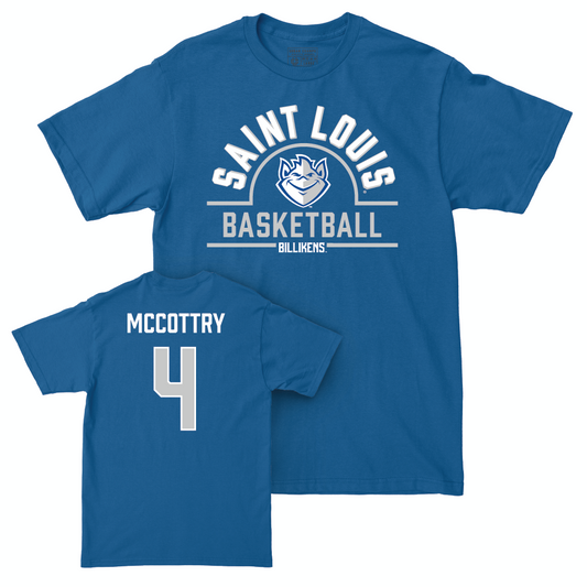 St. Louis Men's Basketball Royal Arch Tee - Amari McCottry Small