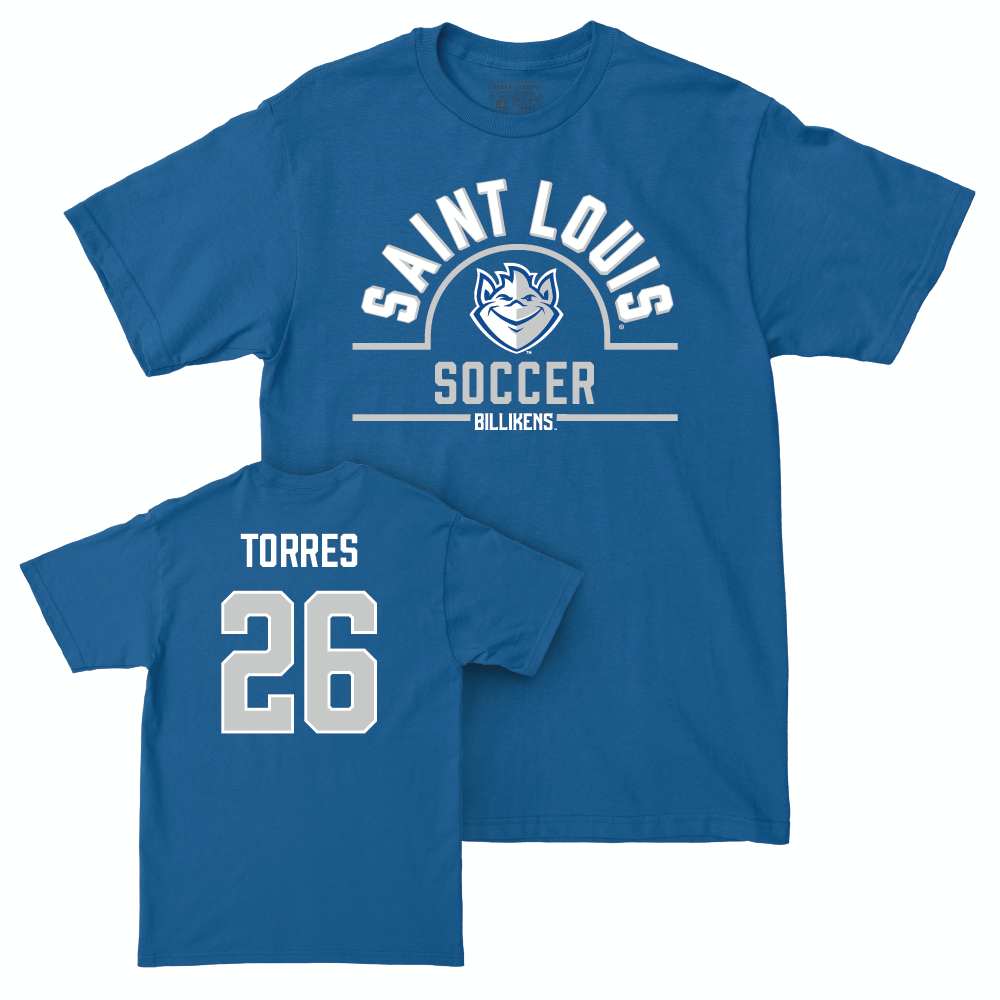 St. Louis Men's Soccer Royal Arch Tee - Axel Torres Small