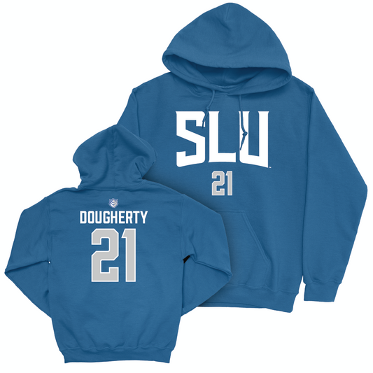 St. Louis Men's Soccer Royal Sideline Hoodie - Cole Dougherty Small