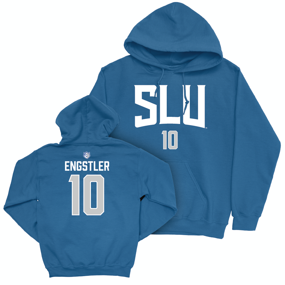 St. Louis Women's Volleyball Royal Sideline Hoodie - Colleen Engstler Small