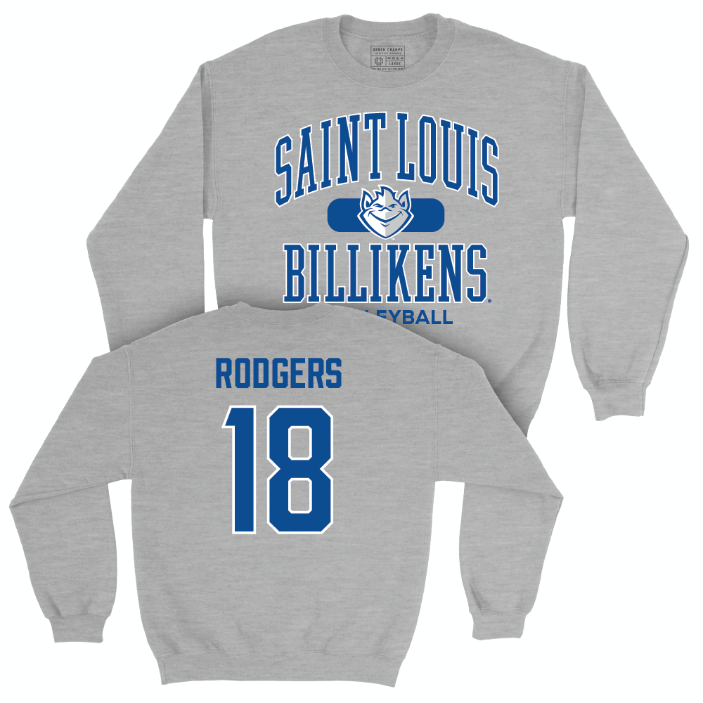 St. Louis Women's Volleyball Sport Grey Classic Crew - Carlie Rodgers Small